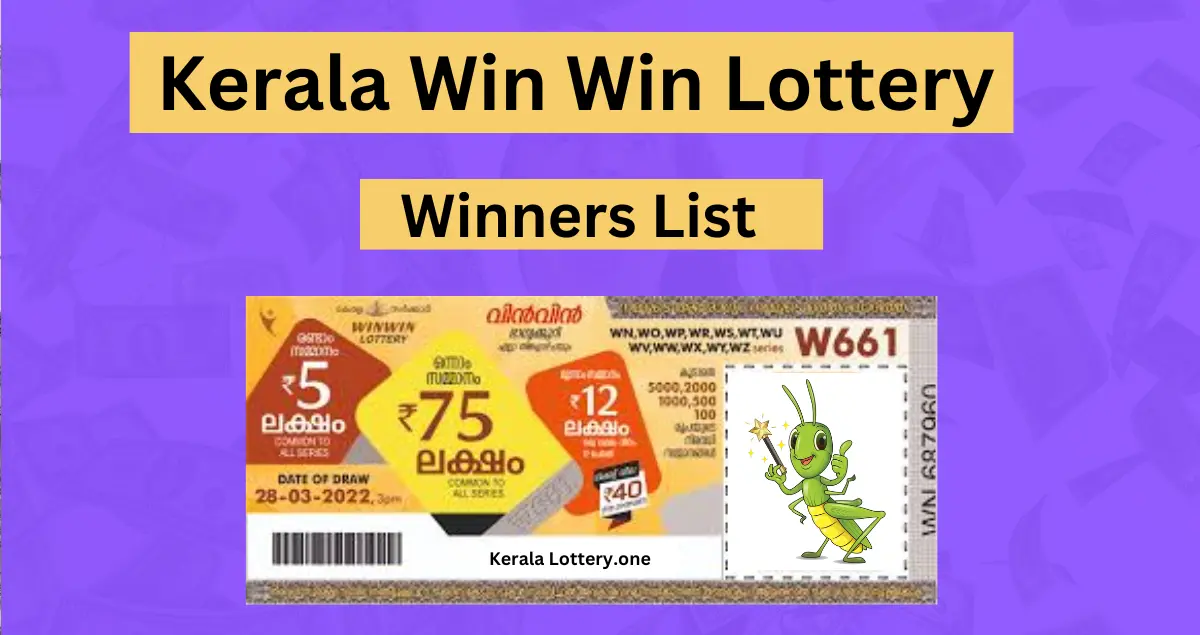 Kerala Win Win Lottery Result