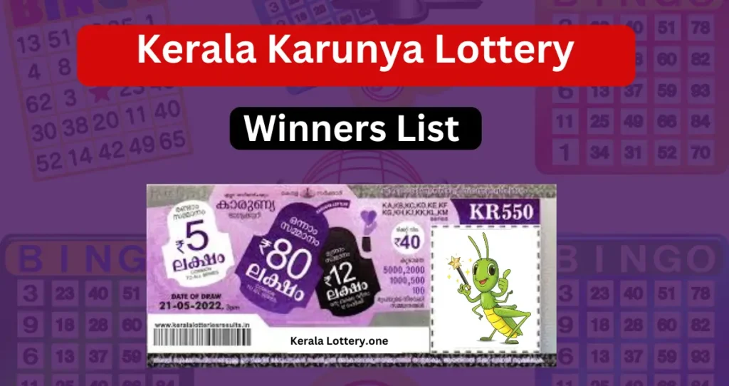 Kerala Karunya Lottery Results